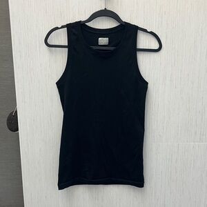 Athleta Black Ribbed Tank